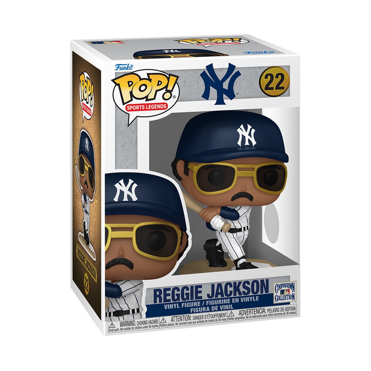 MLB Yankees Reggie Jackson Funko Pop! Vinyl Figure #22 - Image 2