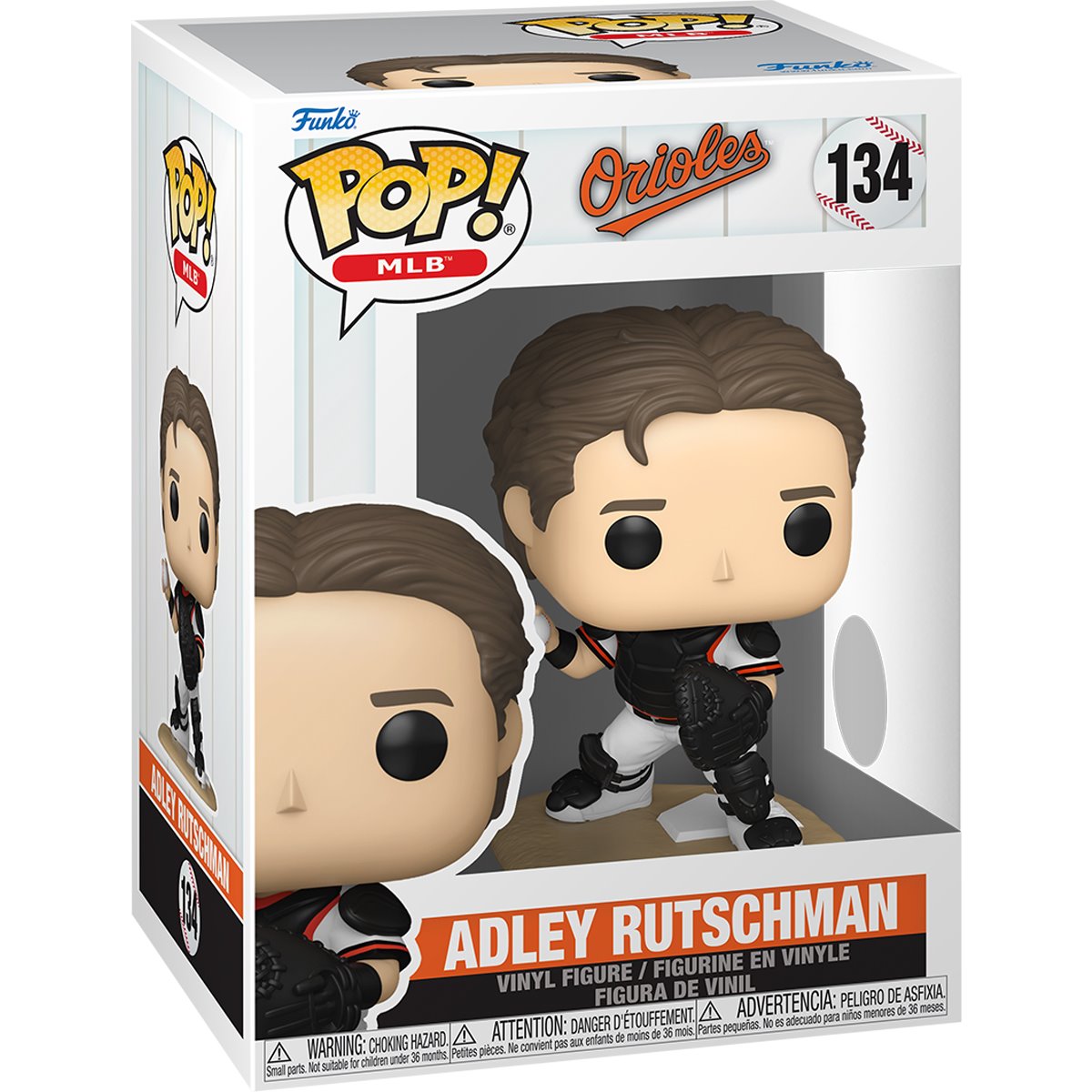 MLB Orioles Adley Rutschman Funko Pop! Vinyl Figure #134 - Image 2
