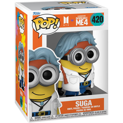 Despicable Me 4 Minion x BTS Suga Funko Pop! Vinyl Figure #420 - Image 2