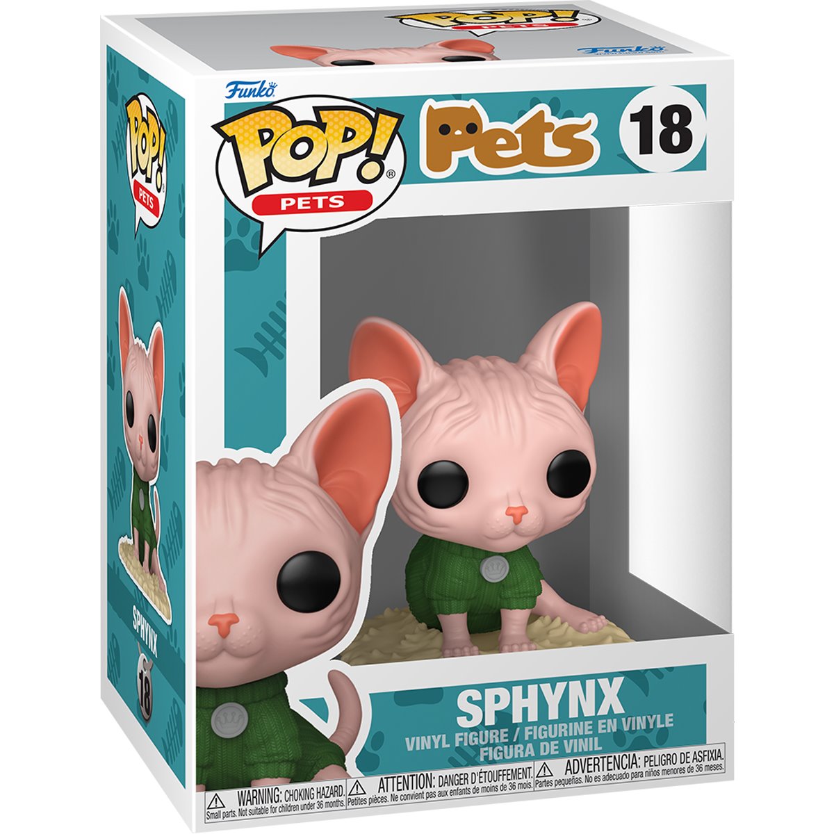 Pop! Pets Sphinx Cat Funko Pop! Vinyl Figure #18 - Image 2