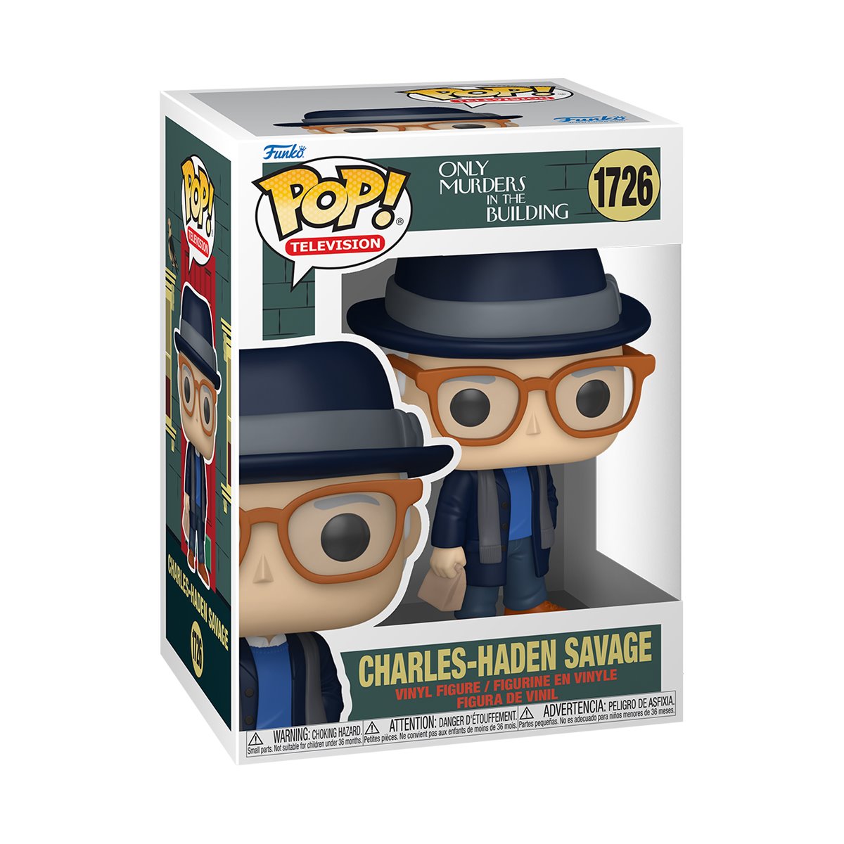 Only Murders in the Building Charles-Haden Savage Funko Pop! Vinyl Figure #1726 - Image 2