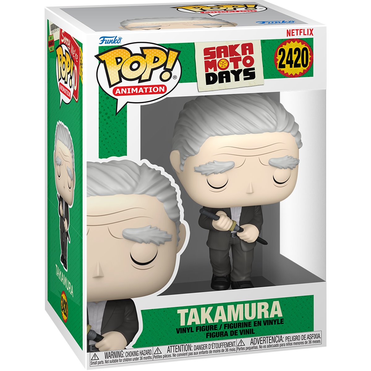 Sakamoto Days Takamura Funko Pop! Vinyl Figure #2420 - Image 2