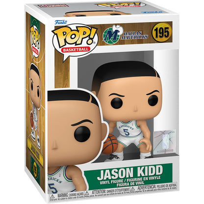 NBA Dallas Mavericks Jason Kidd Rookie Season Funko Pop! Vinyl Figure #195 - Image 2