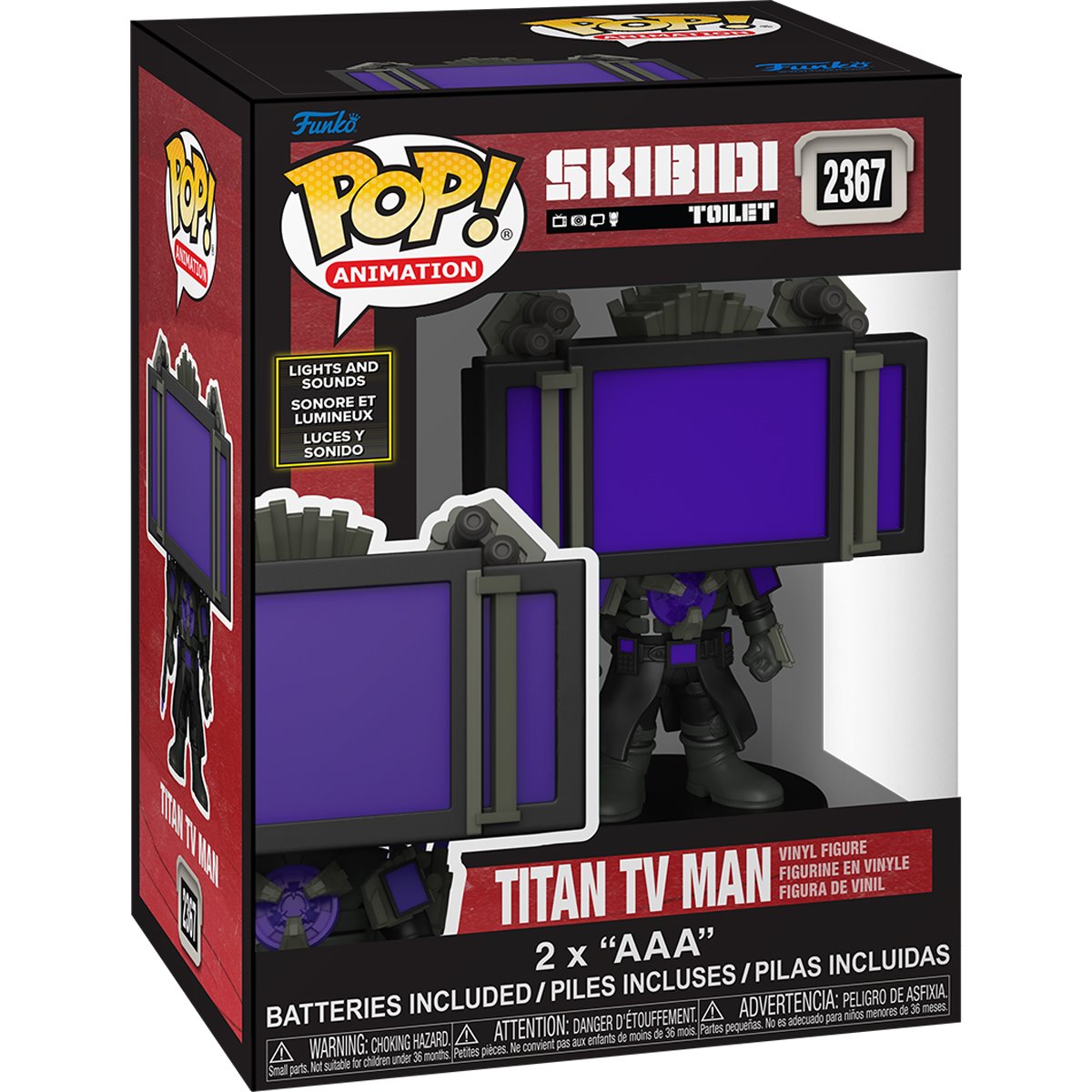 Skibidi Toilet Titan TV Man SFX Funko Pop! Vinyl Figure #2367 - Image 2