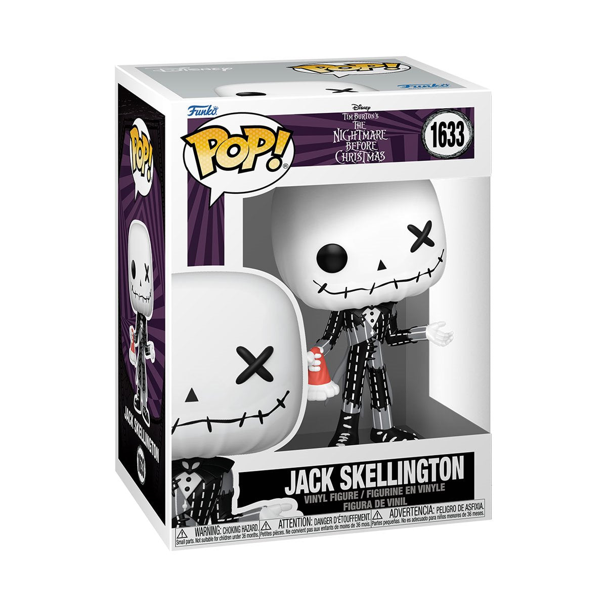 The Nightmare Before Christmas Patchwork Jack Skellington Funko Pop! Vinyl Figure #1633 - Image 2