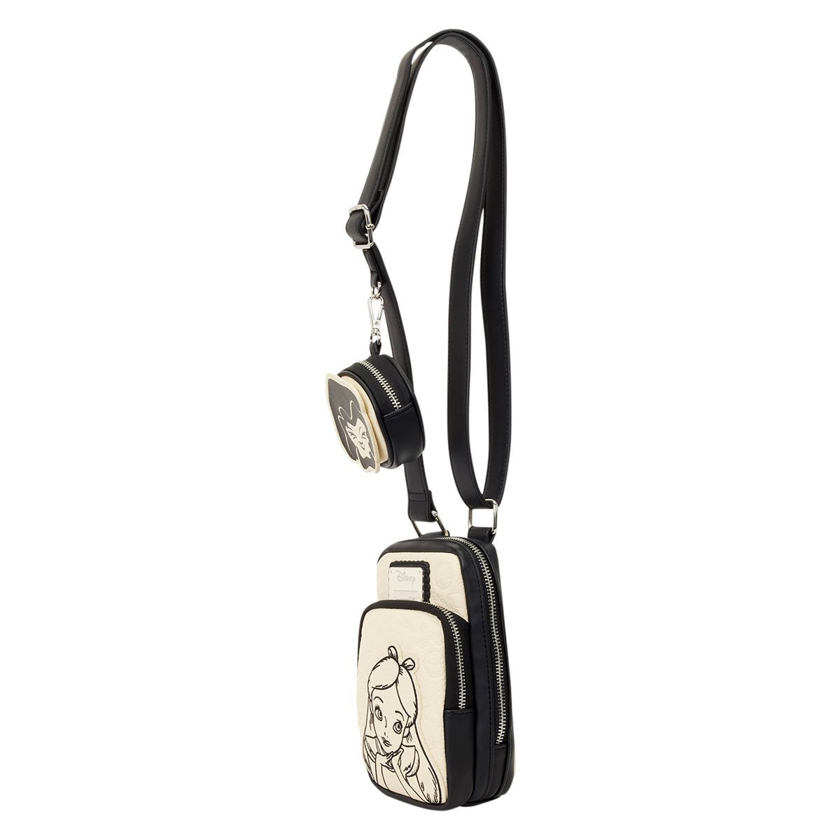 Alice in Wonderland Cell Phone Sling Crossbody Bag - Image 2