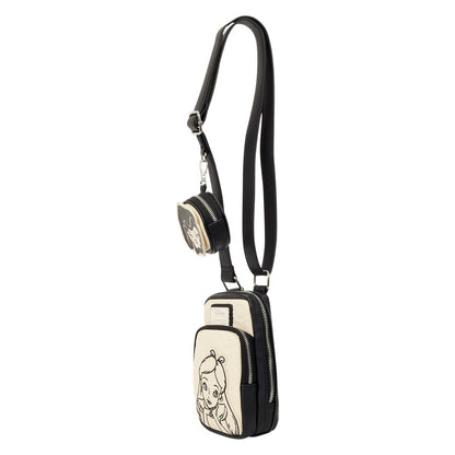 Alice in Wonderland Cell Phone Sling Crossbody Bag - Image 2