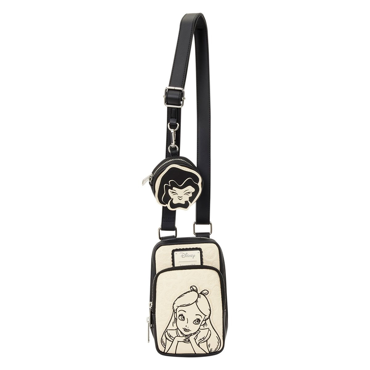 Alice in Wonderland Cell Phone Sling Crossbody Bag