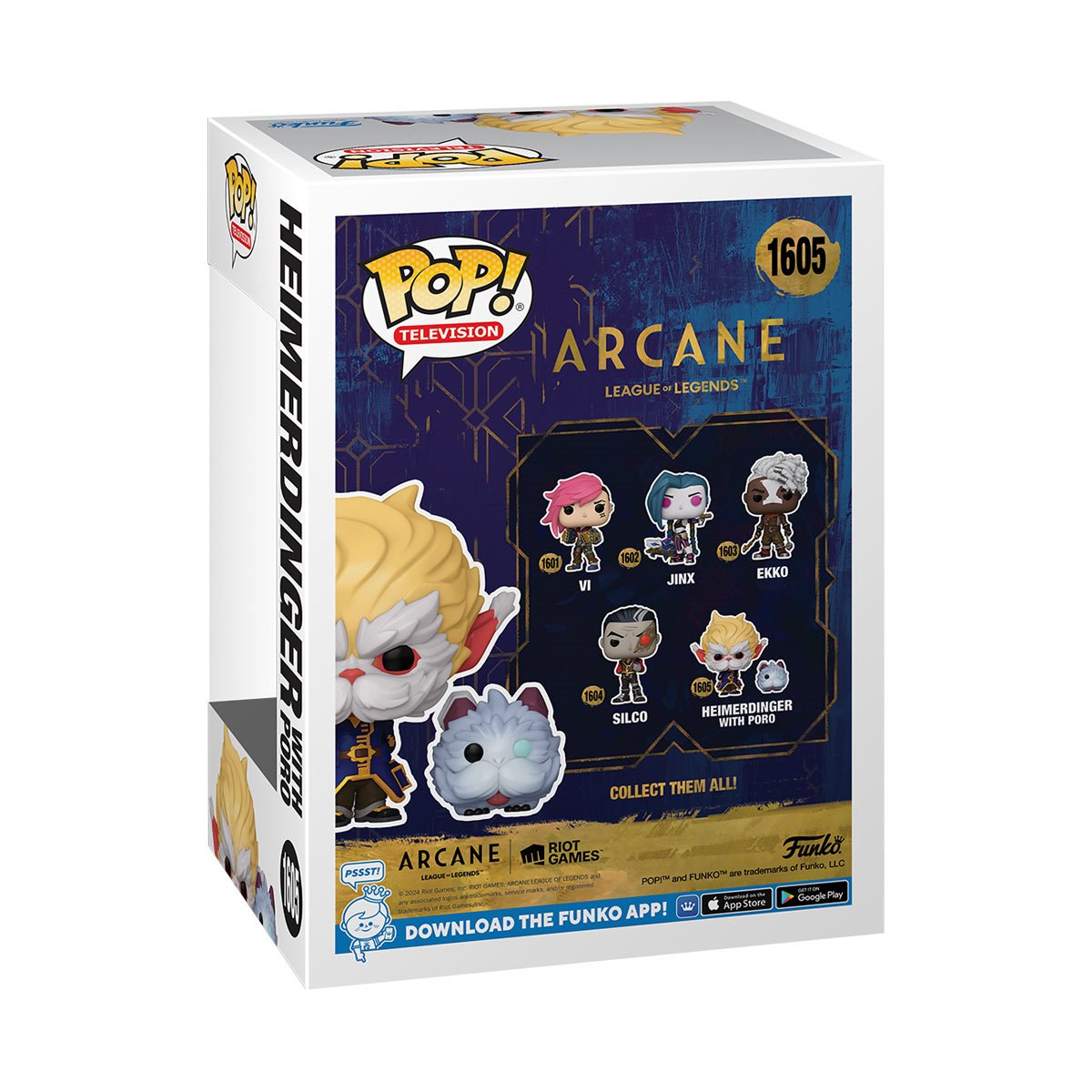 Arcane: League of Legends Heimerdinger with Poro Funko Pop! Vinyl Figure #1605 - Image 3