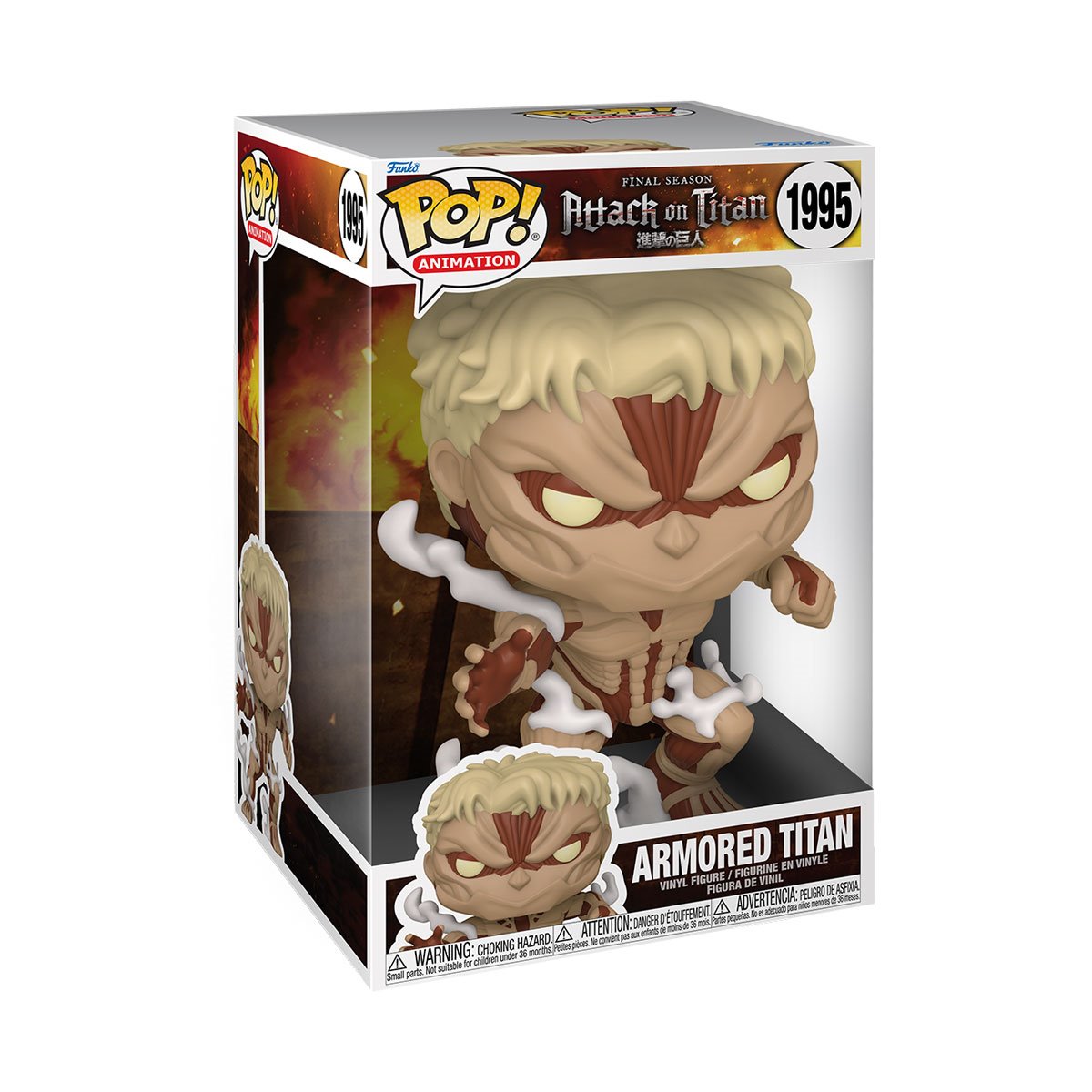 Attack on Titan Armored Titan Jumbo 10 1/4-Inch Funko Pop! Vinyl Figure #1995 - Image 2