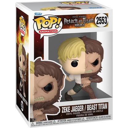 Attack on Titan Zeke Jaeger/Beast Titan Funko Pop! Vinyl Figure #2553 - Image 2