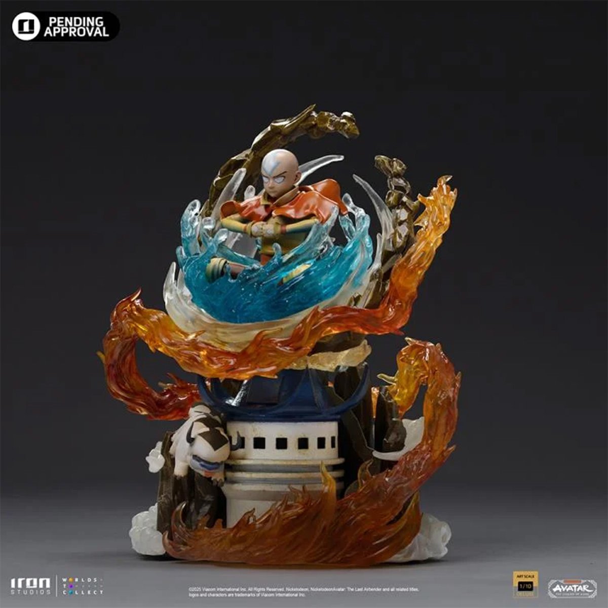 Avatar: The Last Airbender Aang Deluxe 1:10 Art Scale Limited Edition Statue - Image 4