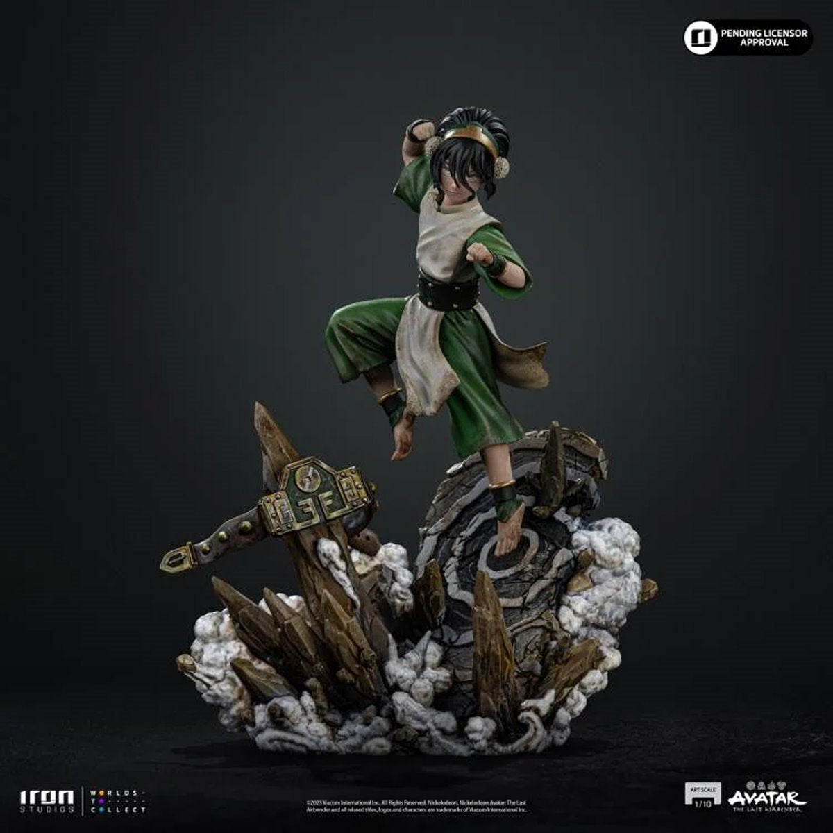 Avatar: The Last Airbender Toph Beifong 1:10 Art Scale Limited Edition Statue - Image 10