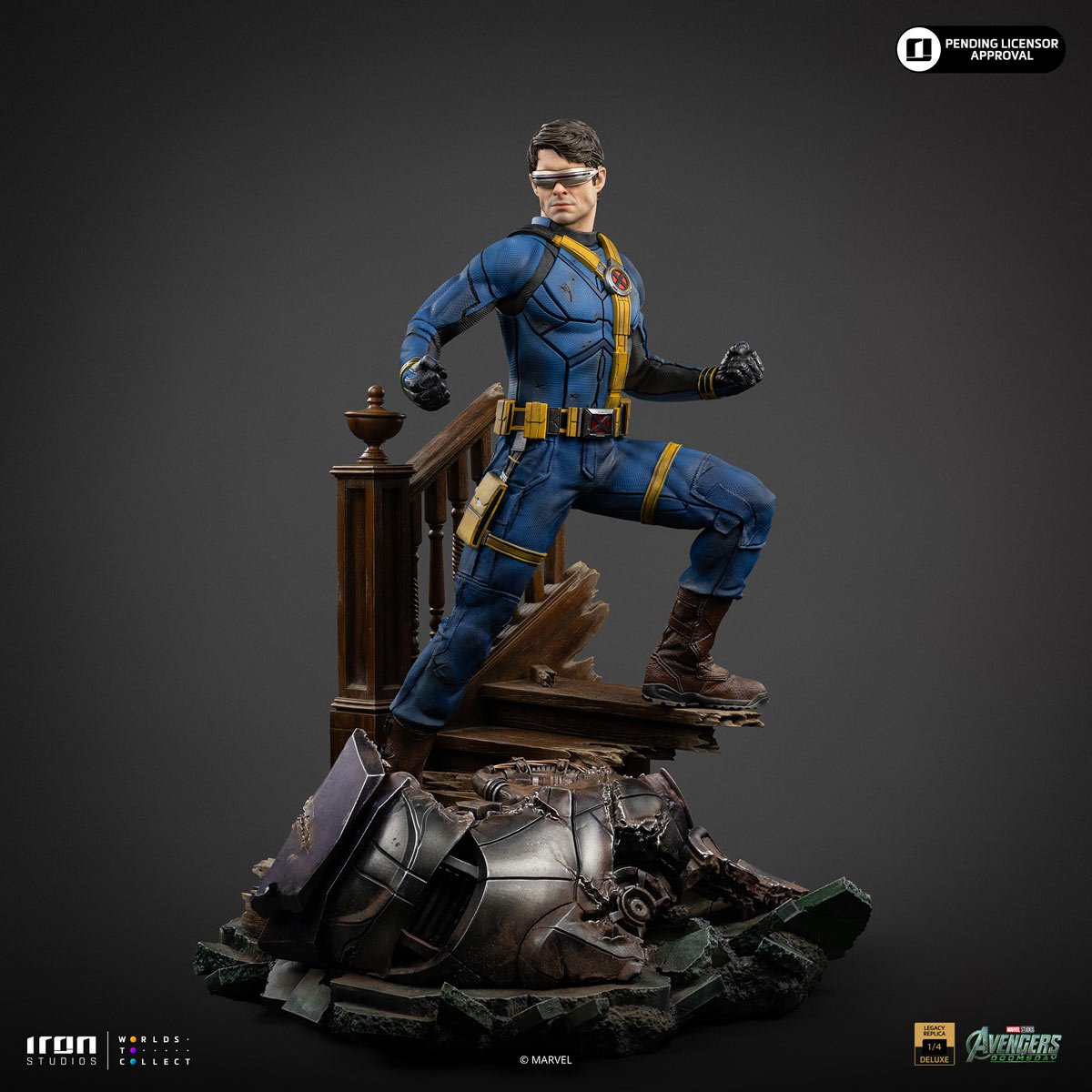 Avengers: Doomsday Cyclops Deluxe Legacy Replica 1:4 Limited Edition Statue - Image 7