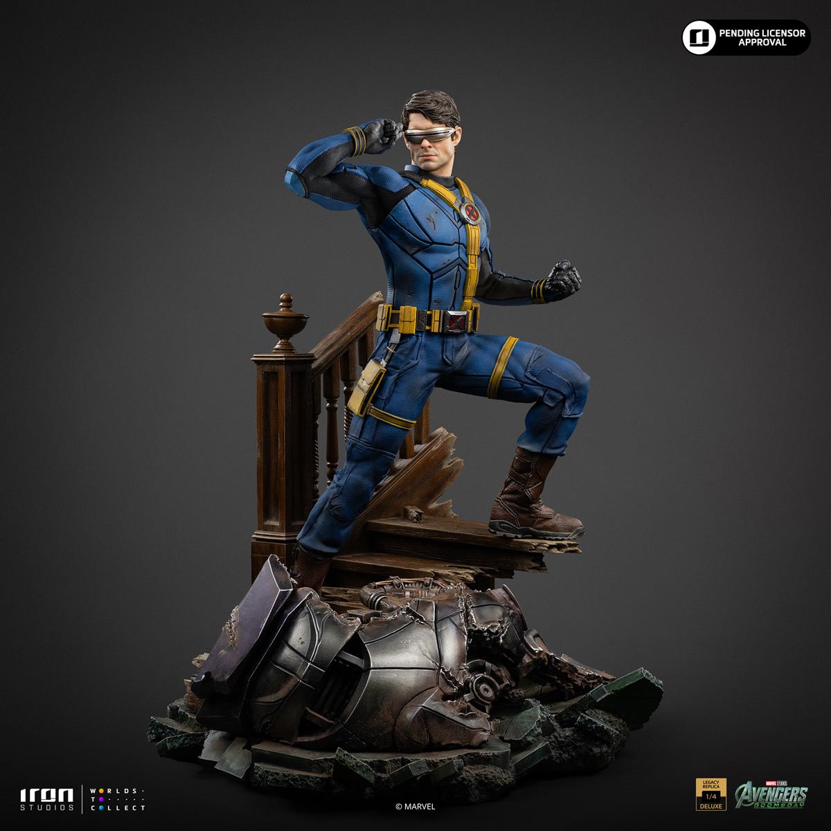 Avengers: Doomsday Cyclops Deluxe Legacy Replica 1:4 Limited Edition Statue - Image 9
