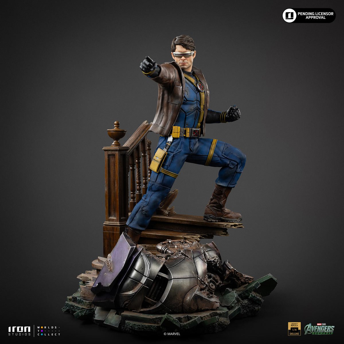 Avengers: Doomsday Cyclops Deluxe Legacy Replica 1:4 Limited Edition Statue - Image 10