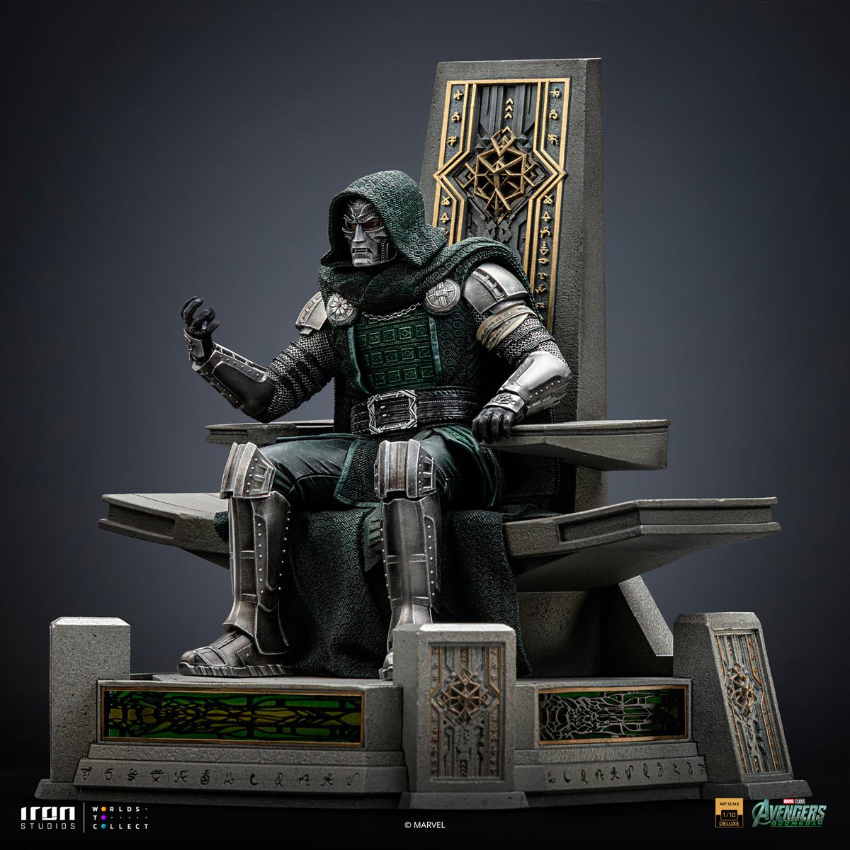 Avengers: Doomsday Doctor Doom on Throne 1:10 Art Scale Limited Edition Statue - Image 4