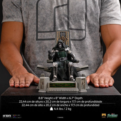 Avengers: Doomsday Doctor Doom on Throne 1:10 Art Scale Limited Edition Statue - Image 6