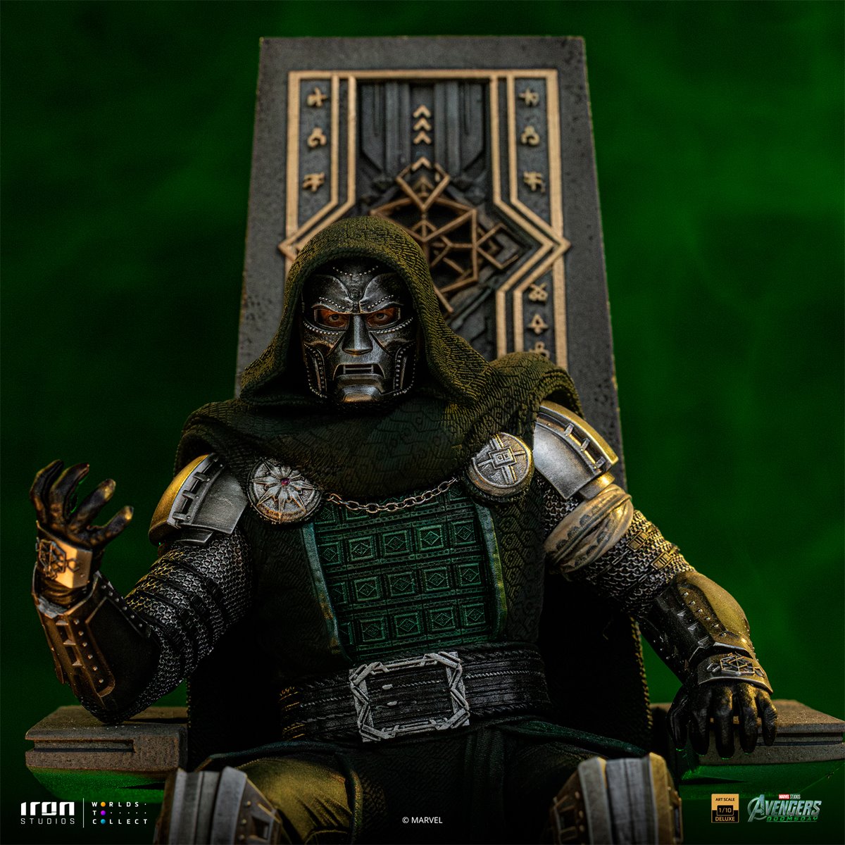 Avengers: Doomsday Doctor Doom on Throne 1:10 Art Scale Limited Edition Statue - Image 7