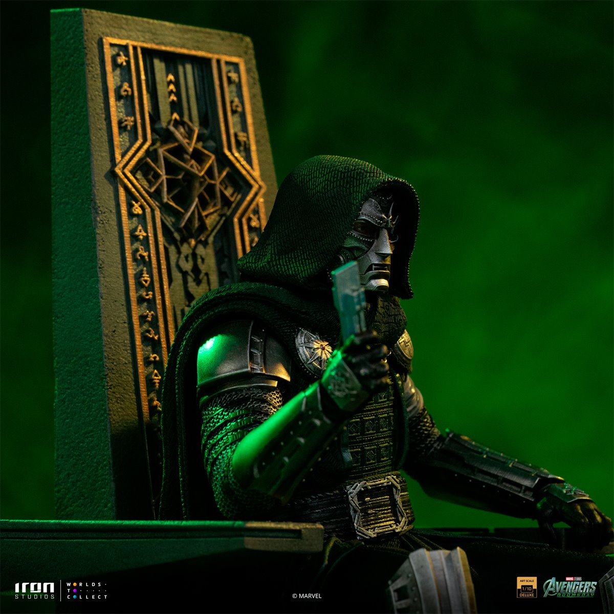 Avengers: Doomsday Doctor Doom on Throne 1:10 Art Scale Limited Edition Statue - Image 8