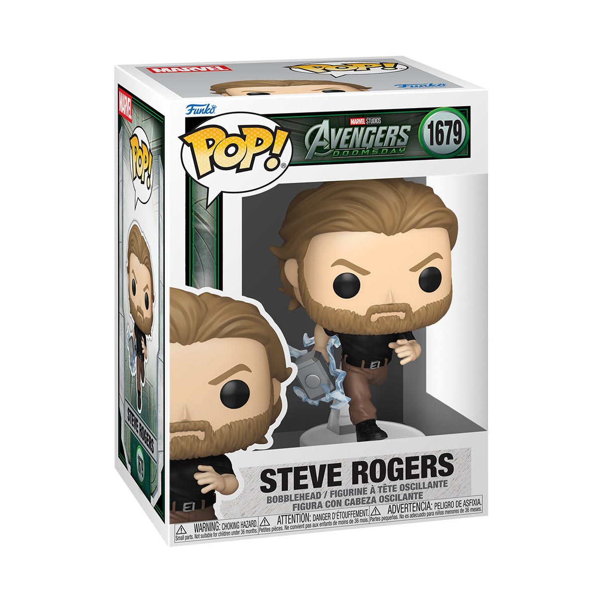 Avengers: Doomsday Steve Rogers Pop! Vinyl Figure - Image 2