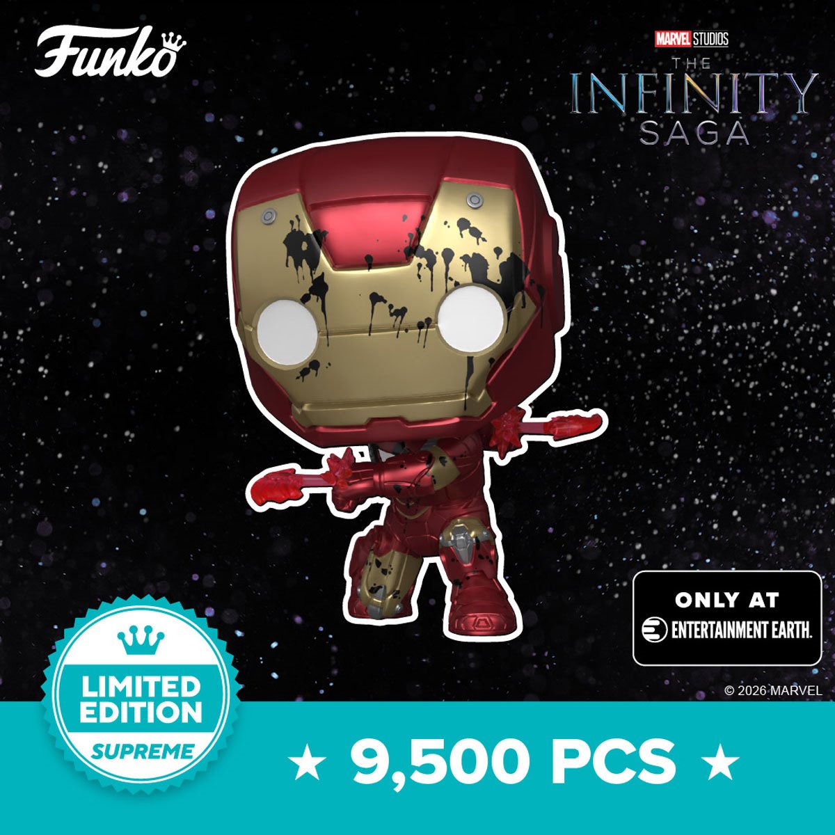 Avengers: The Infinity Saga Iron Man Mark 6 Funko Pop! Vinyl Figure #1571 - Image 3