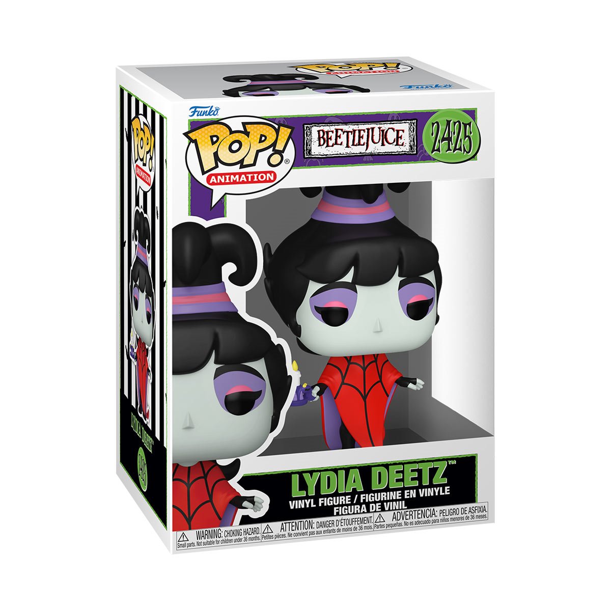 Beetlejuice Animated Lydia Deetz Funko Pop! Vinyl Figure #2425 - Image 2