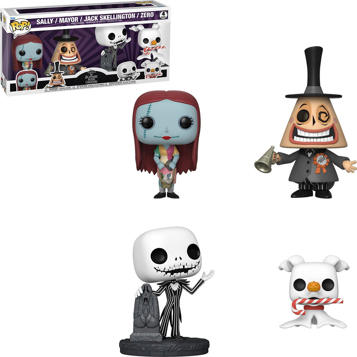 The Nightmare Before Christmas Funko Pop! Vinyl Figure Bundle Box 4-Pack