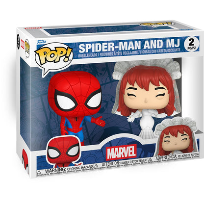 Spider-Man and Mary Jane (Comic) Funko Pop! Vinyl Figure 2-Pack - Image 2