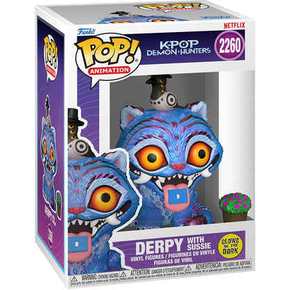 KPop Demon Hunters Derpy with Sussie Glow-in-the-Dark Funko Pop! Vinyl Figure #2260 - Image 4