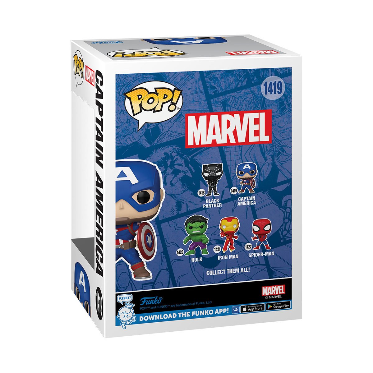 Marvel New Classics Captain America Funko Pop! Vinyl Figure #1419 - Image 3