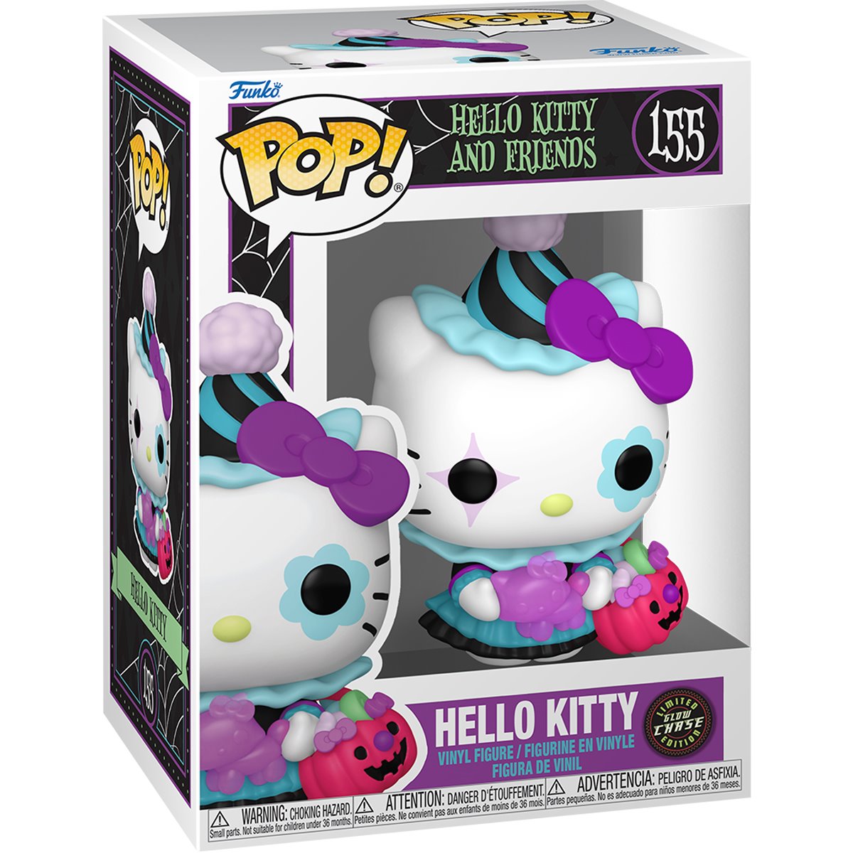 Hello Kitty and Friends Hello Kitty Spooky Glow-in-the-Dark Funko Pop! Vinyl Figure #155 - Image 4