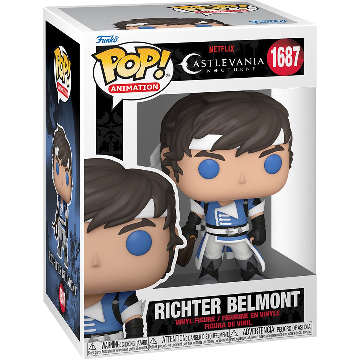 Castlevania: Nocturne Richter Belmont Funko Pop! Vinyl Figure #1687 - Image 2