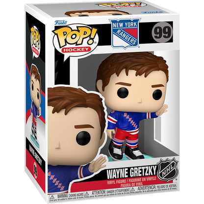 NHL Legends Wayne Gretzky New York Rangers Farewell Funko Pop! Vinyl Figure #99 - Image 2