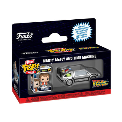Back to the Future Marty McFly and Time Machine Funko Bitty Pop! Ride - Image 5