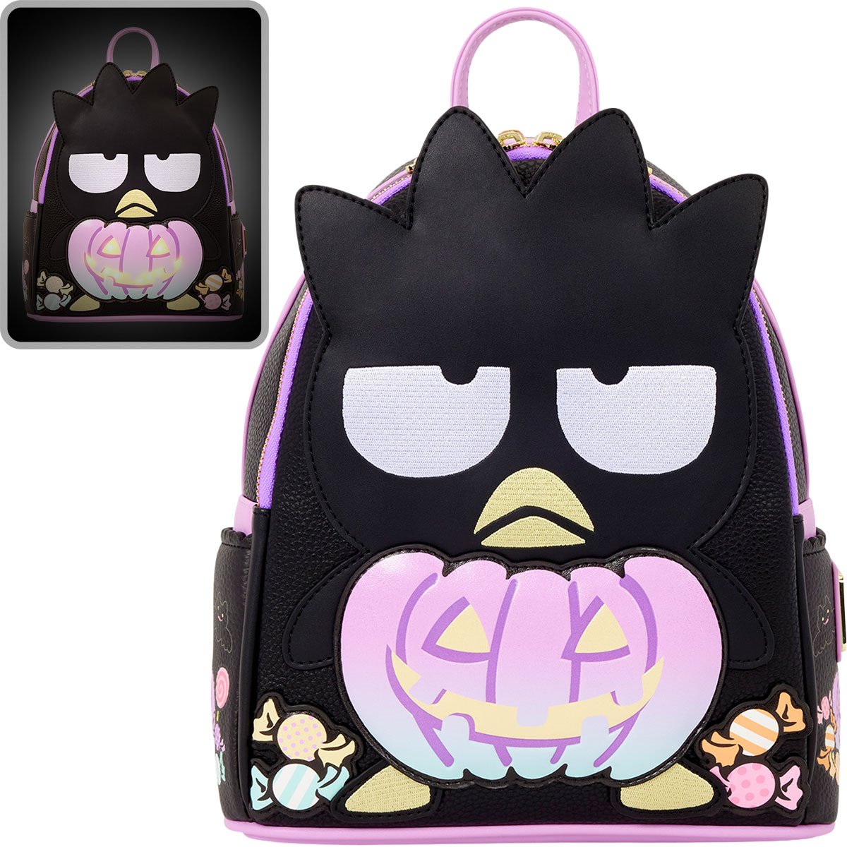 Badtz-Maru Pumpkin Cosplay Light-Up Mini-Backpack