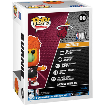 NBA Mascots Miami Heat Burnie Funko Pop! Vinyl Figure #09 - Image 3