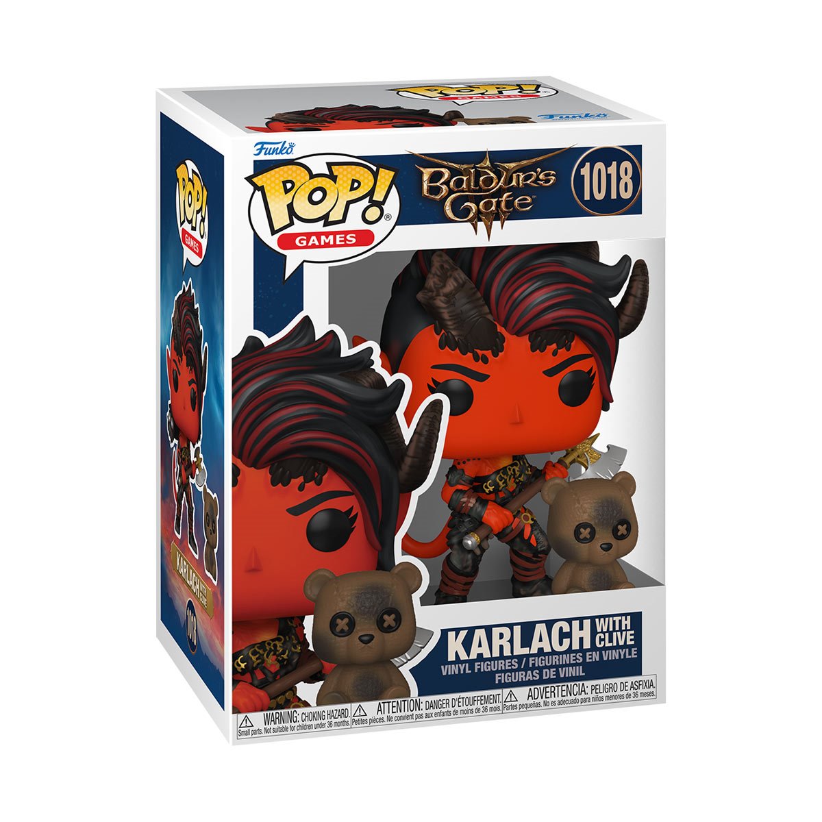 Baldur's Gate 3 Karlach with Clive Funko Pop! Vinyl Figure and Buddy #1018 - Image 2