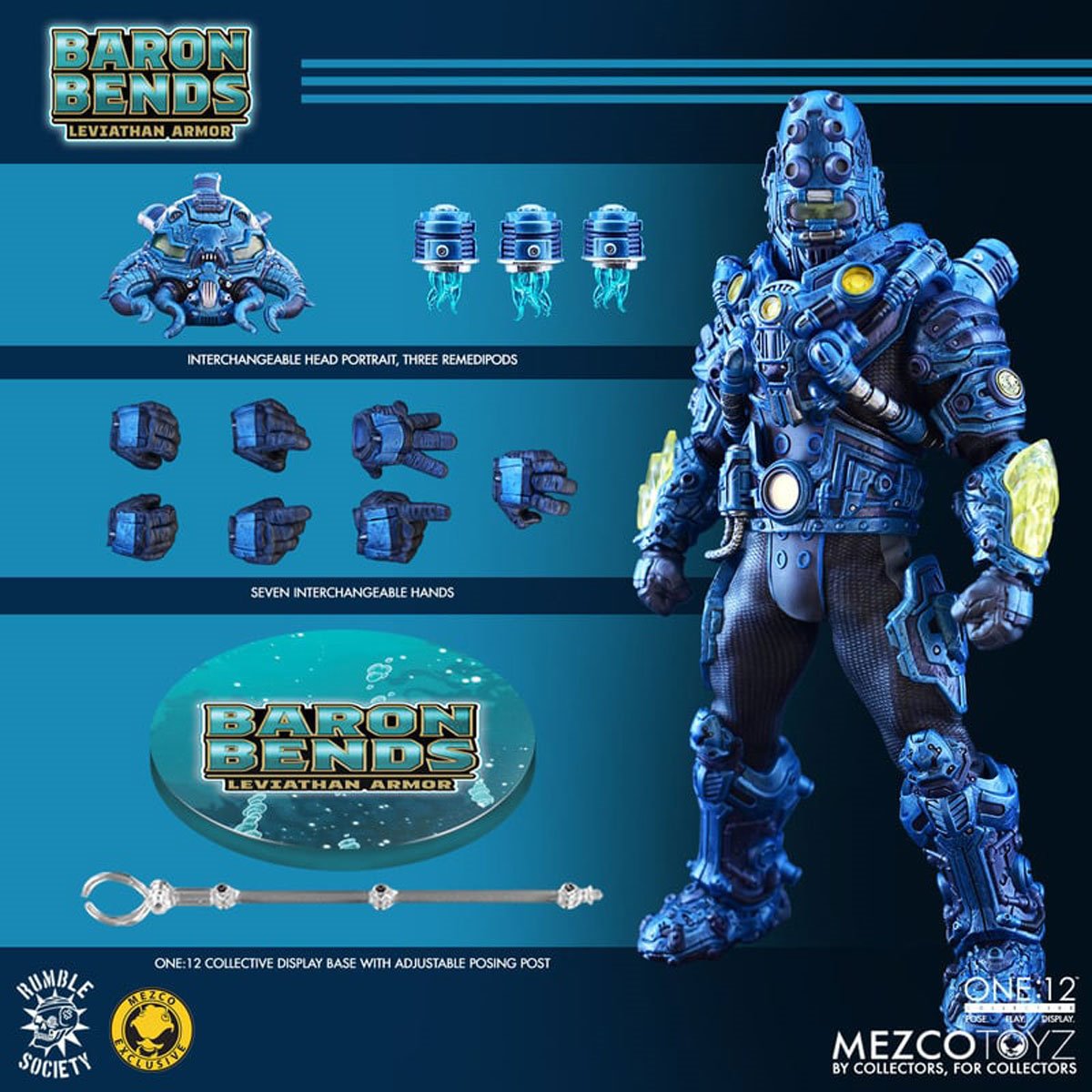 Baron Bends: Leviathan Armor Rumble Society One:12 Collective Action Figure - Image 2