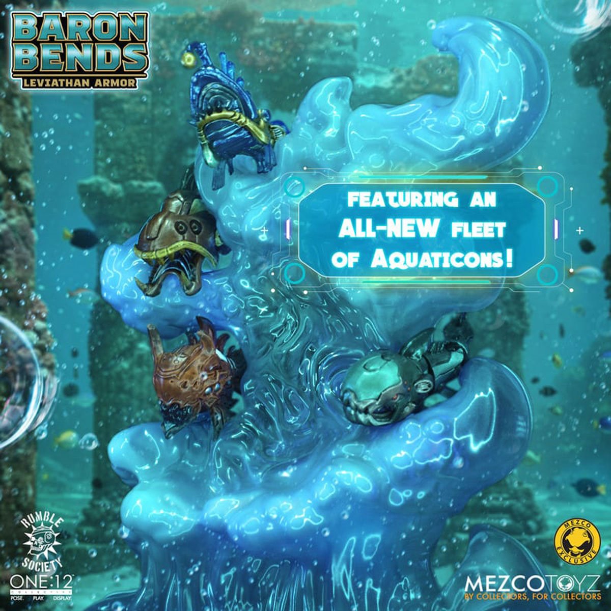 Baron Bends: Leviathan Armor Rumble Society One:12 Collective Action Figure - Image 8
