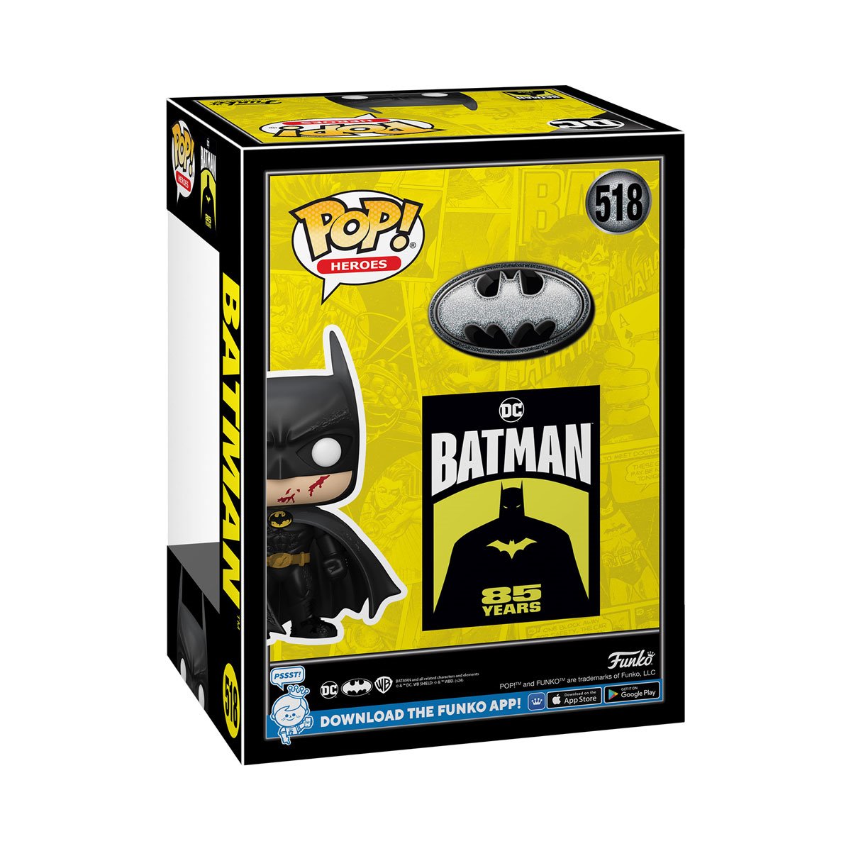 Batman 85th Anniversary Batman Bloody Funko Pop! Vinyl Figure #518 - Image 3