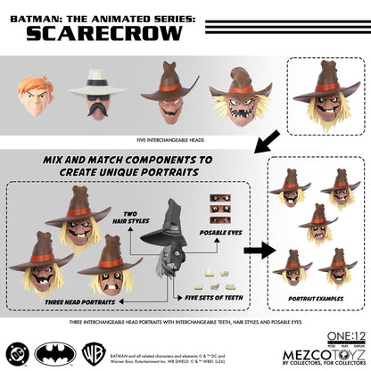 Batman: The Animated Series Scarecrow One 12 Collective Action Figure - Image 3