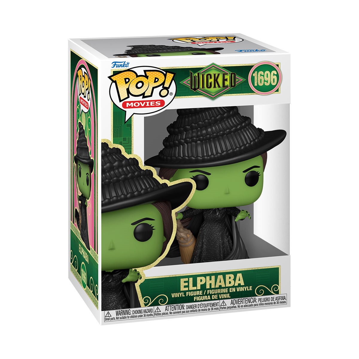 Wicked Part 1 Elphaba Funko Pop! Vinyl Figure #1696 - Image 2