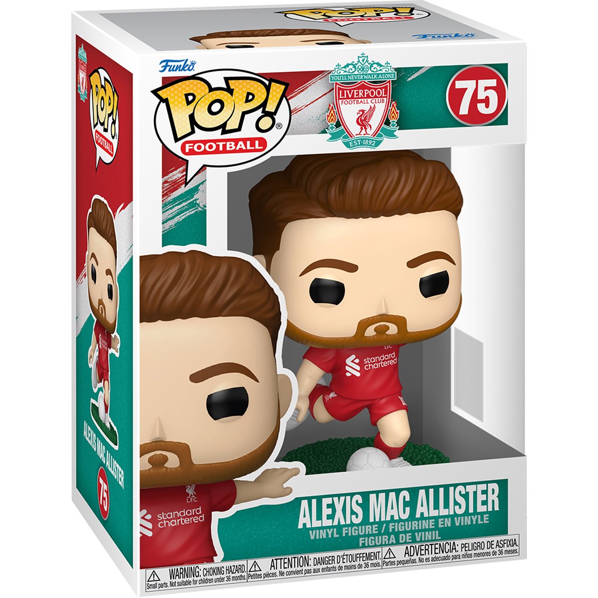 Football Liverpool Alexis Mac Allister Funko Pop! Vinyl Figure #75 - Image 2