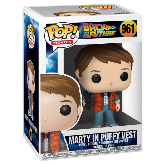 Back to the Future Marty in Puffy Vest Funko Pop! Vinyl Figure #961 - Image 2