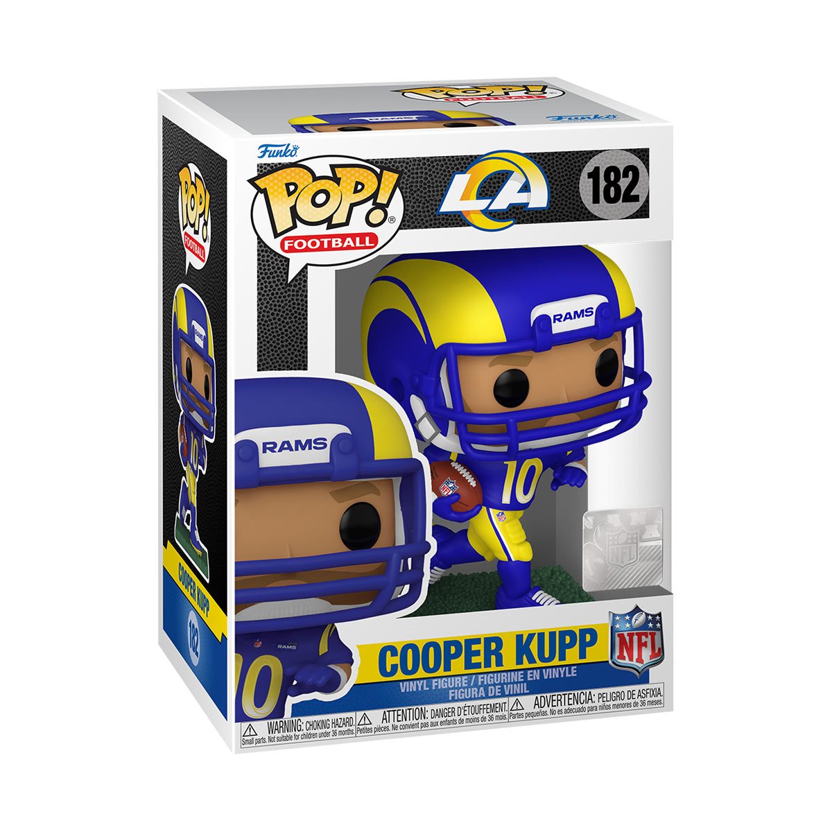 NFL Rams Cooper Kupp Funko Pop! Vinyl Figure #182 - Image 2