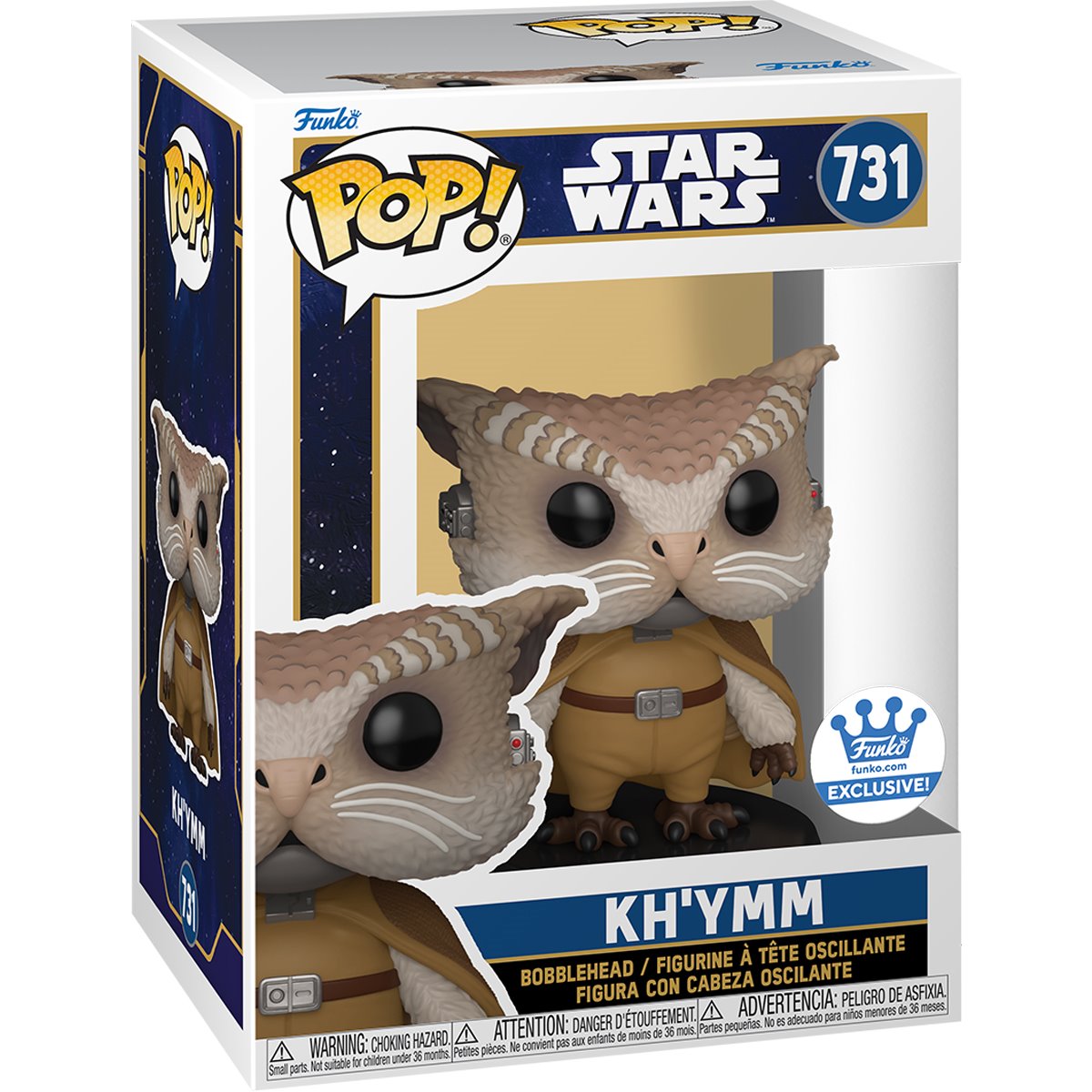 Star Wars: Skeleton Crew Kh'ymm Funko Pop! Vinyl Figure #731 - Exclusive - Image 3