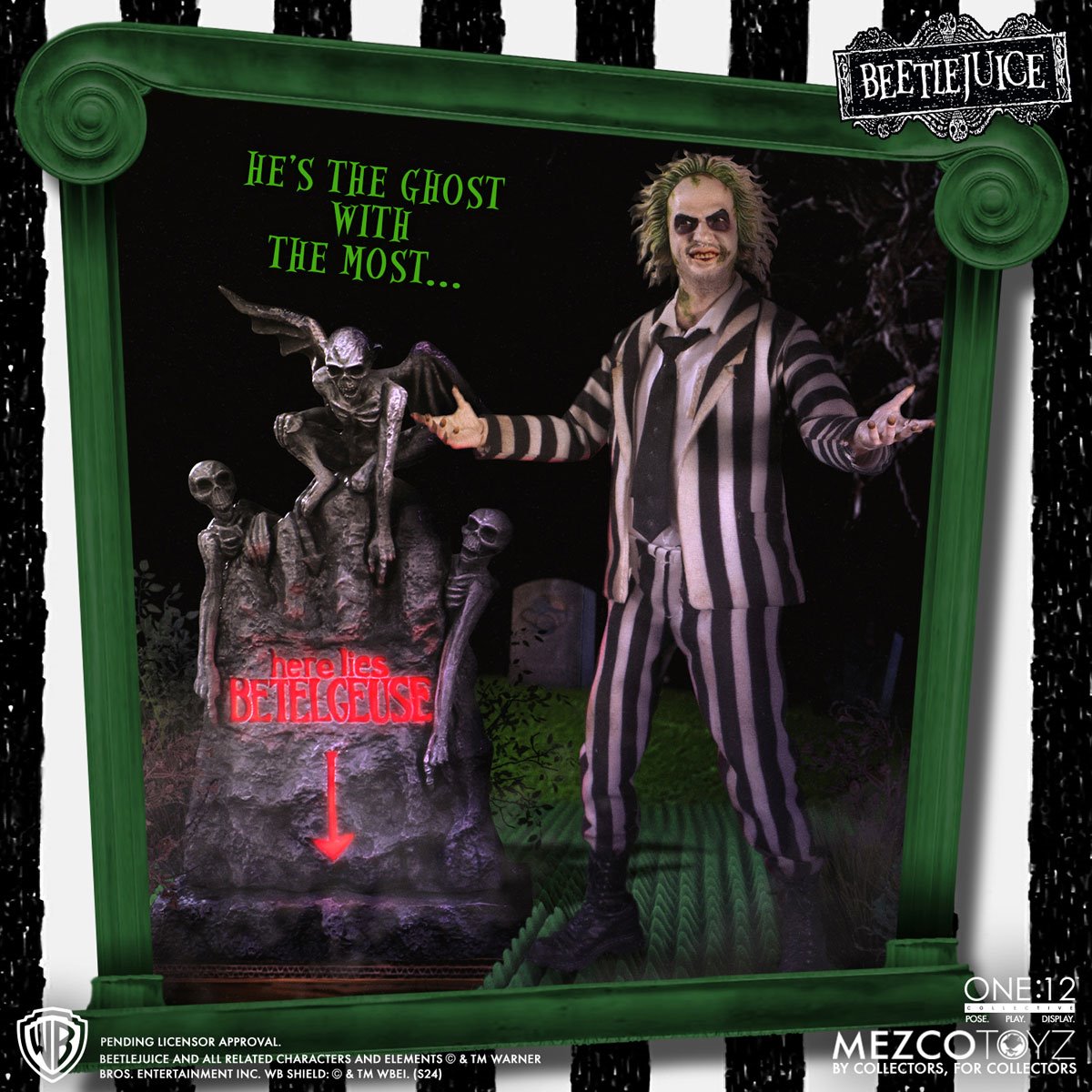 Beetlejuice Deluxe Edition One:12 Collective Action Figure - Image 7