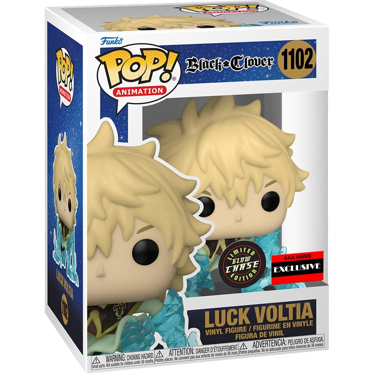 Black Clover Luck Voltia Funko Pop! Vinyl Figure #1102 - AAA Anime Exclusive - Image 6