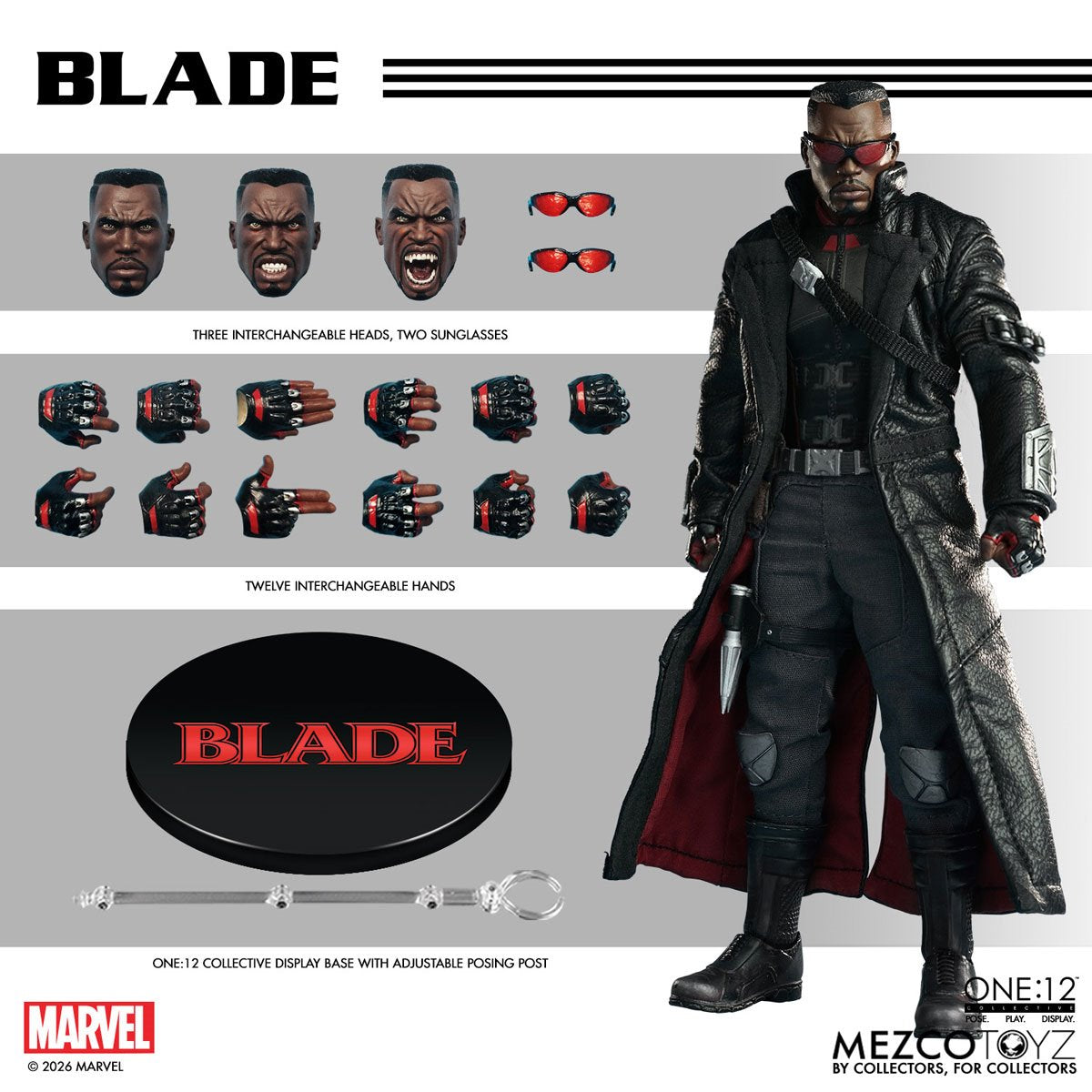 Blade Midnight Sons One:12 Collective Action Figure - Image 2